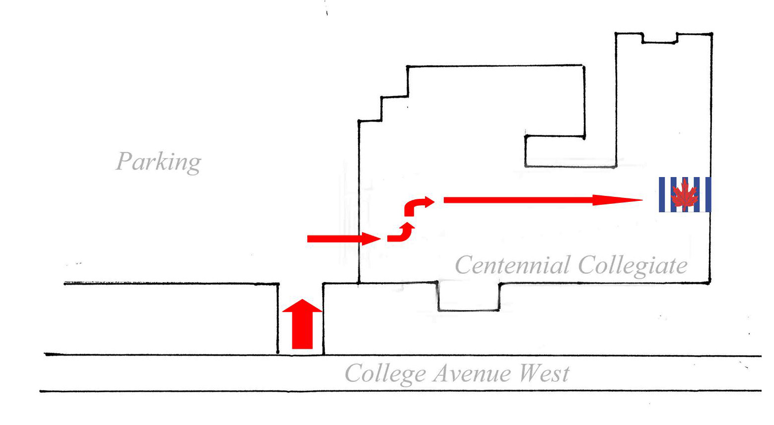 Interior school 'path'